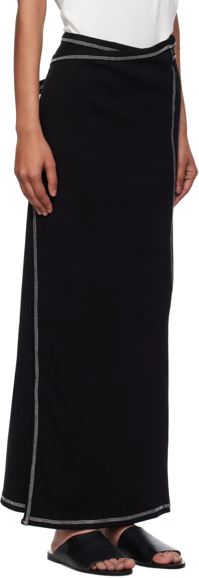 Baserange Black Brig Maxi Skirt
