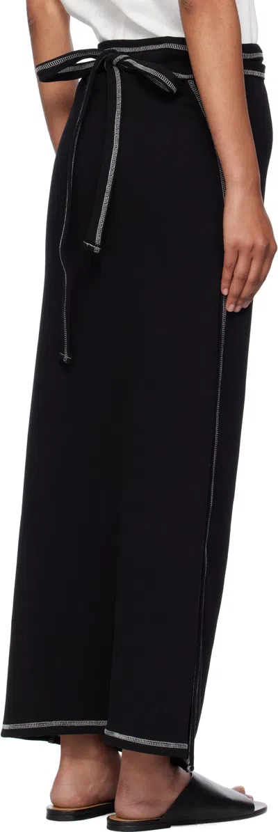 Baserange Black Brig Maxi Skirt