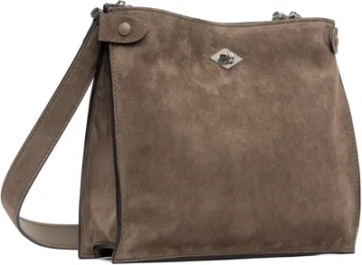 Metier Taupe Stowaway Crossbody Bag