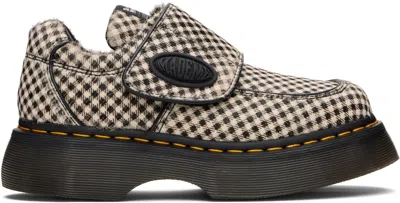 Dr. Martens' White Buzz Strap Mademe Derbys