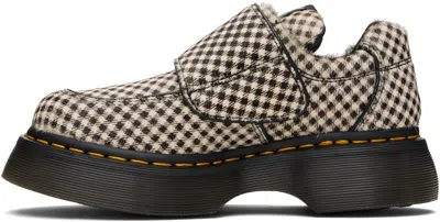 Dr. Martens' White Buzz Strap Mademe Derbys