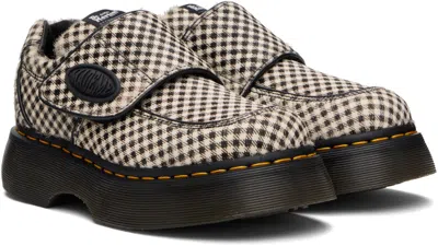 Dr. Martens' White Buzz Strap Mademe Derbys