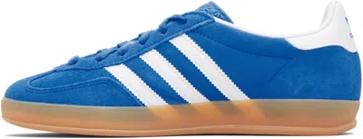 Adidas Originals Striped Suede Low Top Sneakers In Blue