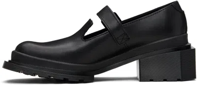 Dr. Martens' Black Maybole Square Toe Mary Jane Heels