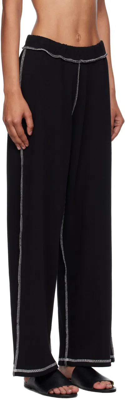 Baserange Black Camer Lounge Pants