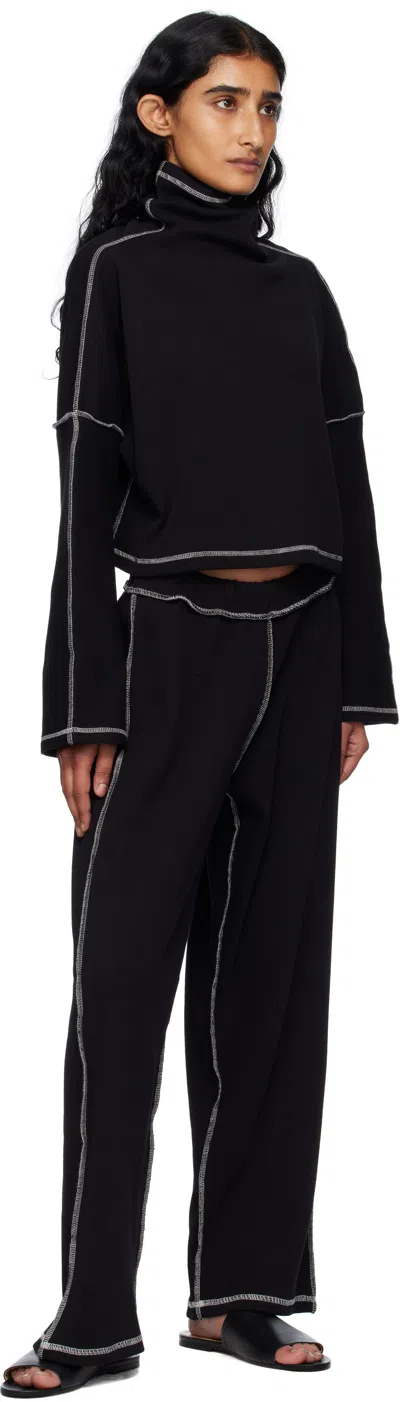 Baserange Black Camer Lounge Pants