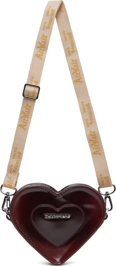 Dr. Martens' Burgundy Mini Heart Bag