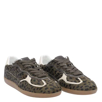 Alohas Tb.490 Leopard-print Low-top Sneakers In Black