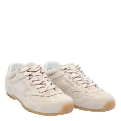 Alohas Suede Lace-up Sneakers In Neutral