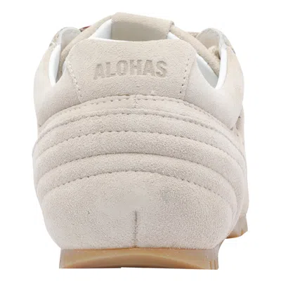 Alohas Suede Lace-up Sneakers In Neutral