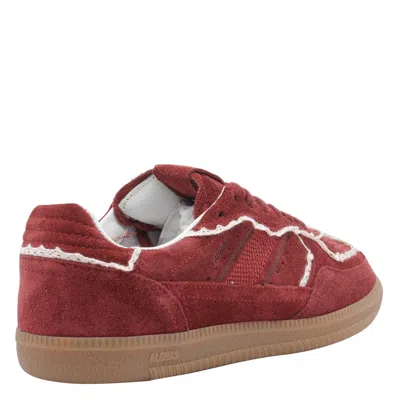 Alohas Tb.490 Crochet Burgundy Leather Sneakers Burgundy In Burgundy