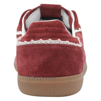 Alohas Tb.490 Crochet Burgundy Leather Sneakers Burgundy In Burgundy
