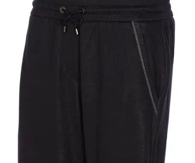 Brunello Cucinelli Track Pants In Black