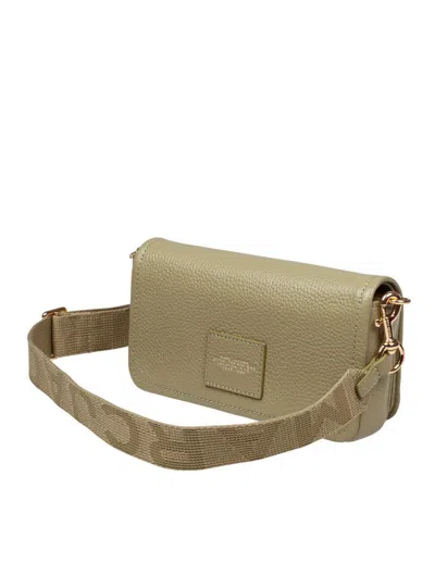 Marc Jacobs Shoulder Bag With Textured Finish And Adjustable Strap In Green
