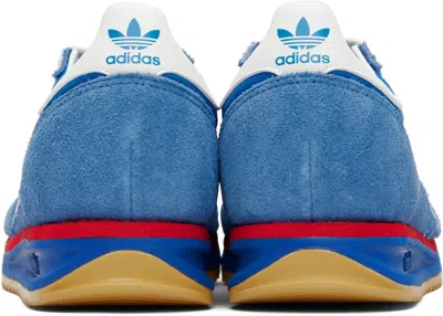 Adidas Originals Sl 72 Rs Sneakers In Blue Suede And Fabric In Blue
