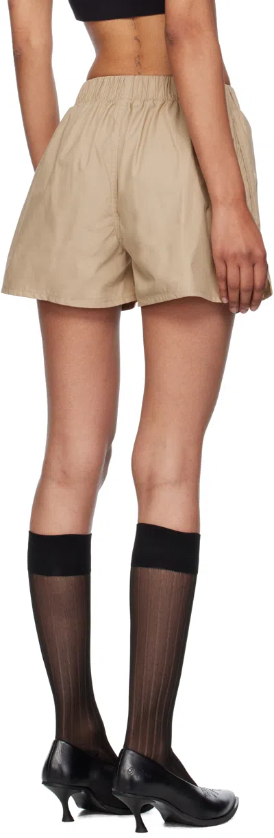 Willy Chavarria Beige 'willy' Boxer Shorts In Neutral