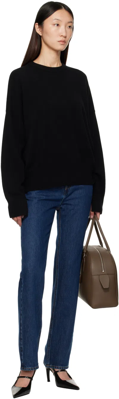 Loulou De Saison Samur Logo-patch Jeans In Blue