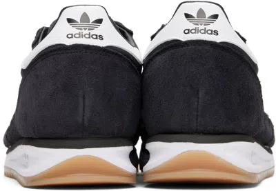 Adidas Originals Sl72 Retro Sport Sneakers In White And Black