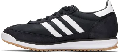 Adidas Originals Sl72 Retro Sport Sneakers In White And Black