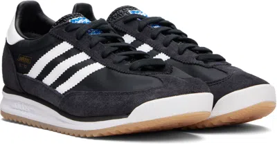 Adidas Originals Sl72 Retro Sport Sneakers In White And Black