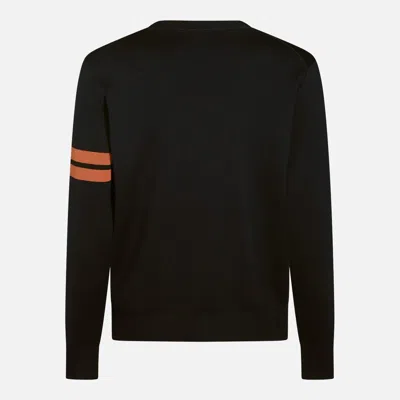 Zegna Crewneck Sweater With Ribbed Cuffs And Hem