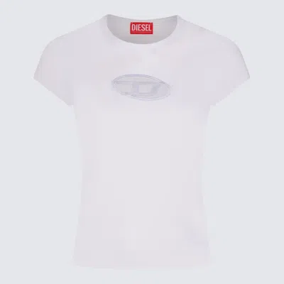 Diesel White Cotton T-shirt In White