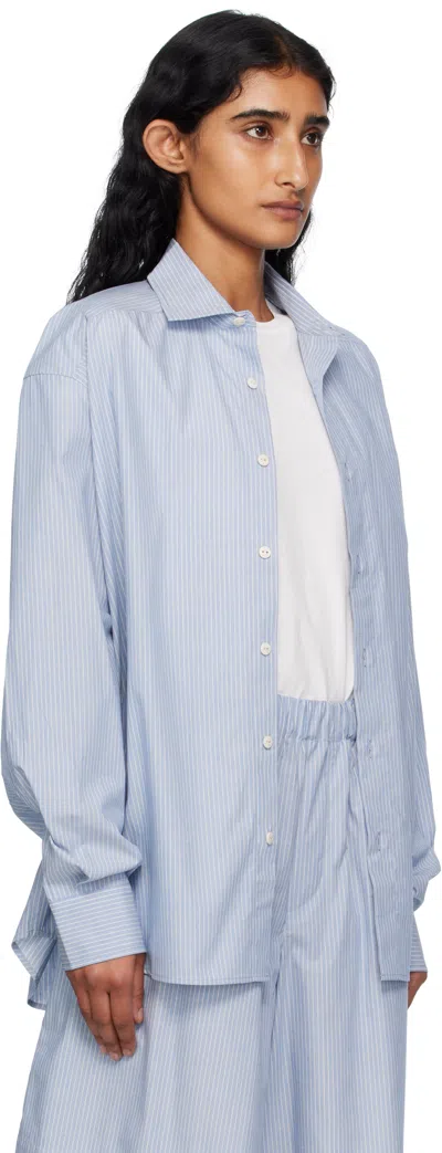 Baserange Blue Claude Shirt In Blue