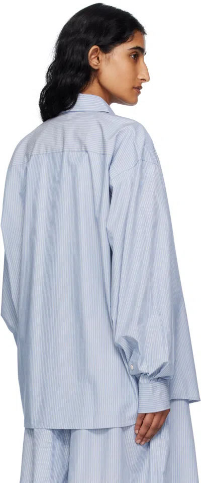 Baserange Blue Claude Shirt In Blue