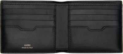 Amiri Black Ma Quad Leather Bifold Wallet