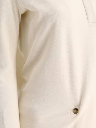 Courrèges Twist Polo Dresses In Neutral