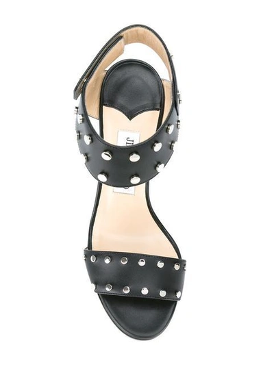 Shop Jimmy Choo Veto 100 Sandals In Black