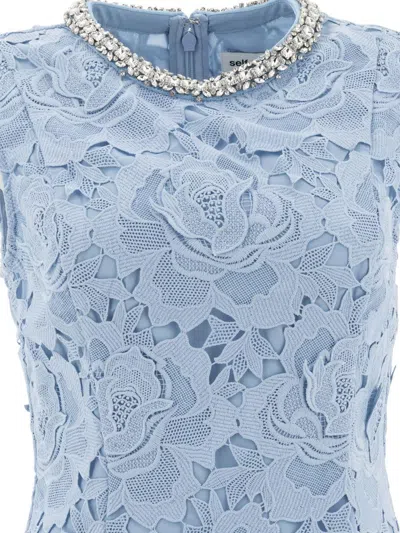 Self-portrait Exquisite Clothing Piece Dresses In Blue