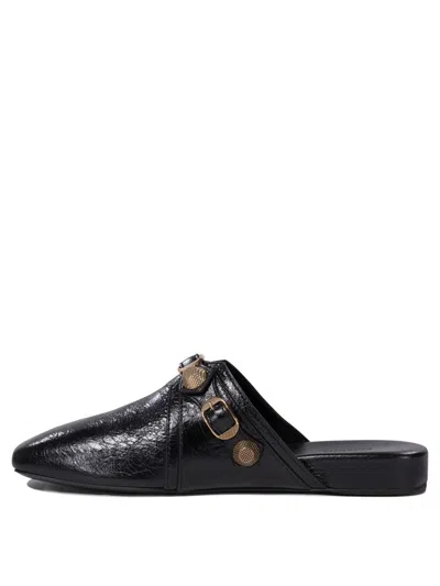 Balenciaga Slipper "cagole" In Pelle Borchiata