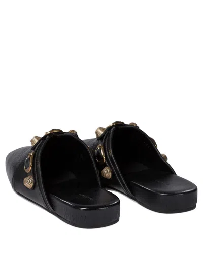 Balenciaga Slipper "cagole" In Pelle Borchiata
