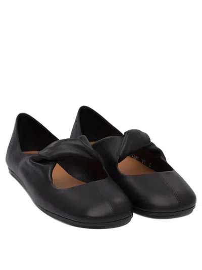 Alexander Mcqueen Twisted Detail Ballet Flats