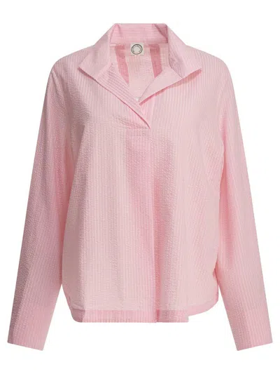 Ines De La Fressange Pink Cotton Shirt