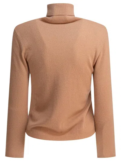 Kangra Cashmere Kangra Beige Cashmere Knitwear In Nude