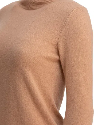 Kangra Cashmere Kangra Beige Cashmere Knitwear In Nude