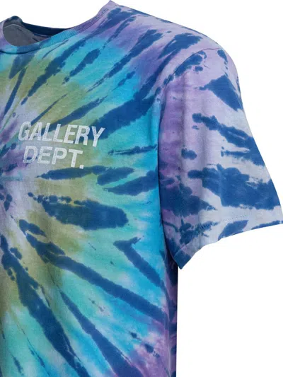 Gallery Dept. Light Blue Cotton T-shirt In Blue