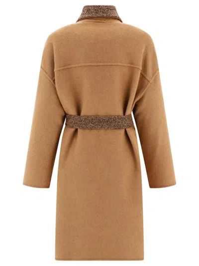 Max Mara Reversible Camel And Wool Coat