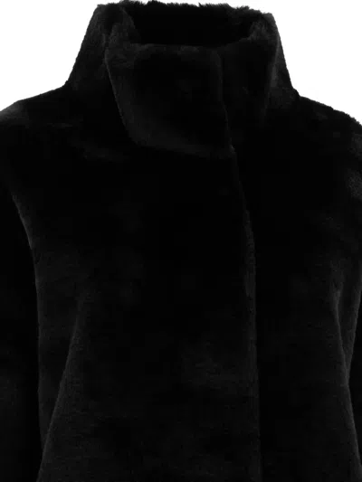 Apparis "blair" Coat In Black