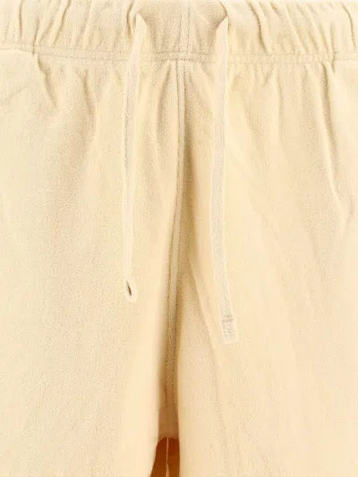 Burberry Shorts Waistband Elastic Back Pocket In Neutral