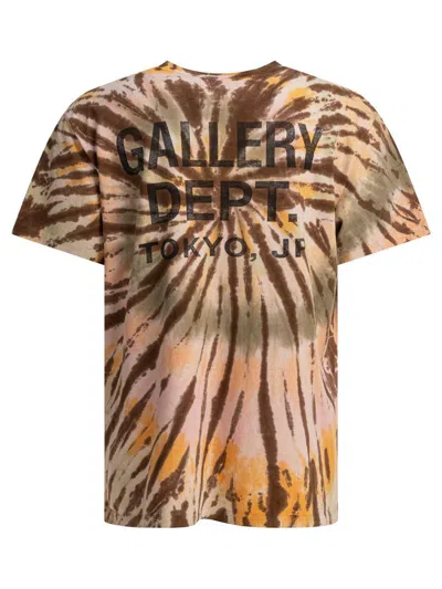 Gallery Dept. Brown Cotton T-shirt In Brown