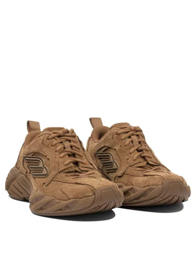 Balenciaga Monday 3b Sports Icon Sneakers In Brown