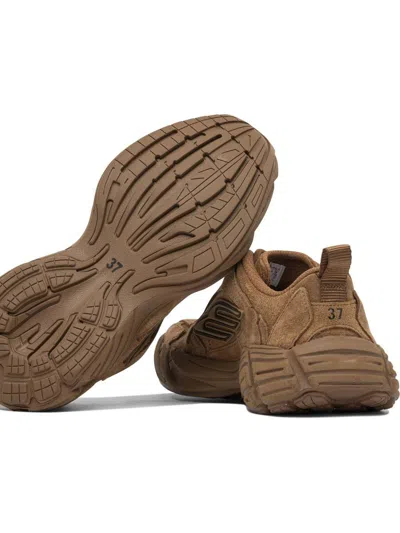 Balenciaga Monday 3b Sports Icon Sneakers In Brown