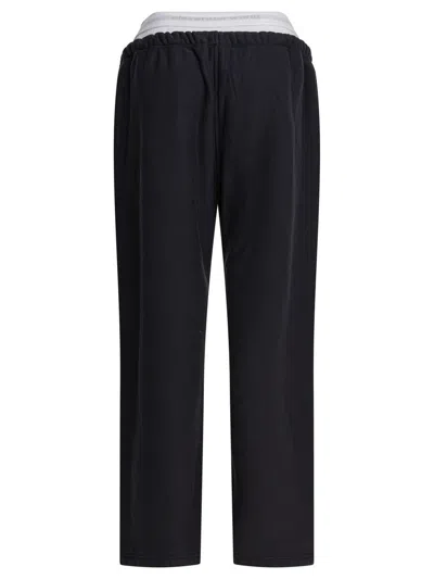 Alexander Wang High-waisted Wide-leg Sweatpants