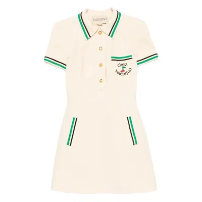 Valentino Cherry-motif Polo Dress