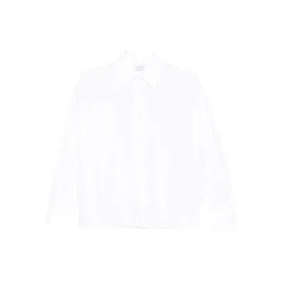 Mazzarelli Button-down Cotton Shirt In White
