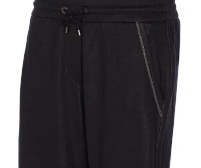 Brunello Cucinelli Track Pants In Black