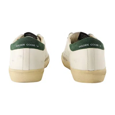 Golden Goose Superstar Distressed Leather Low-top Sneakers In White